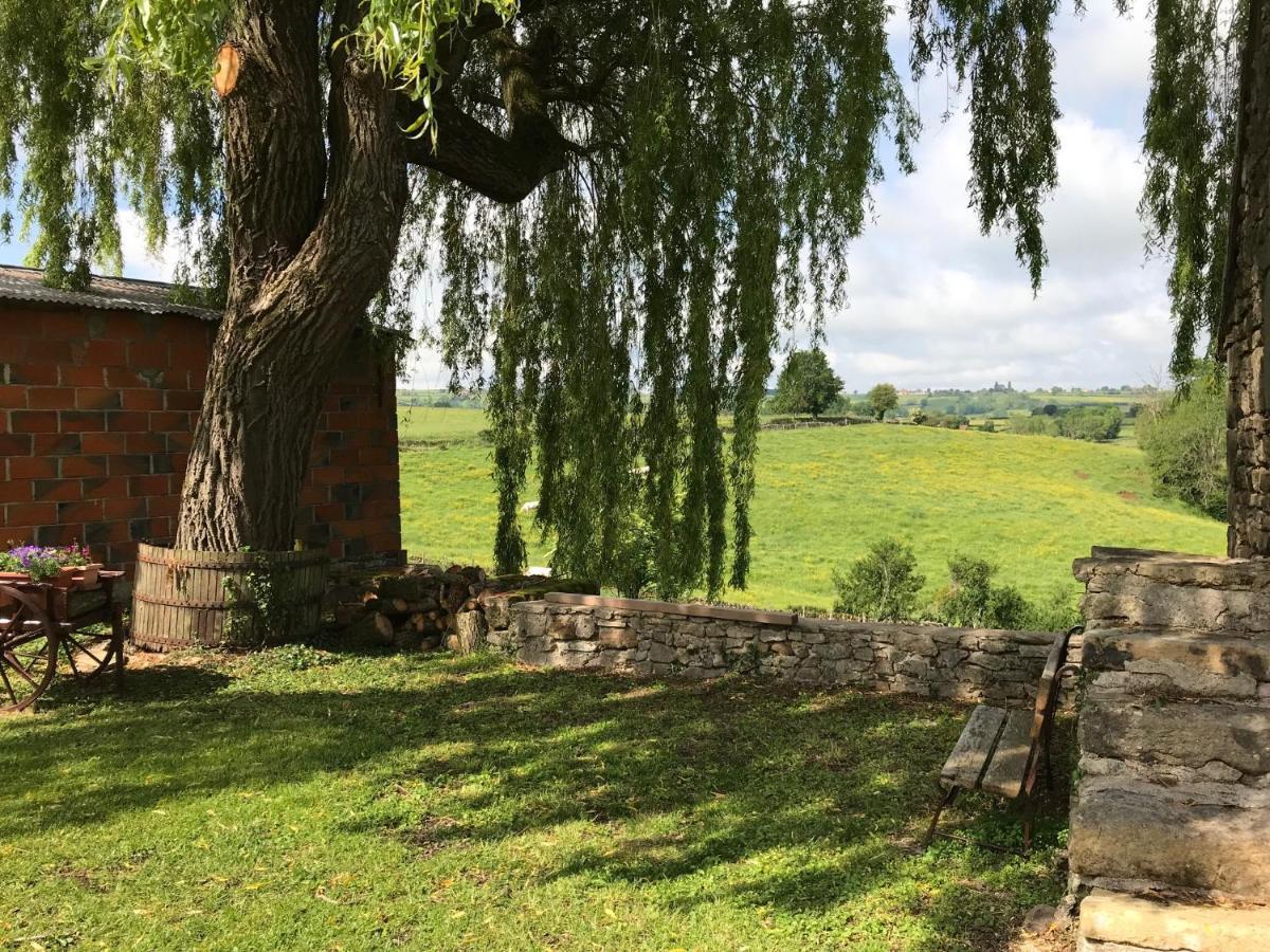 Villa Gite Le Mur Magnifique Longere Au Bourgogne-Du-Sud Oye Exterior foto